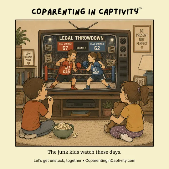 Coparenting in Captivity comic #60: The junk kids watch these days.